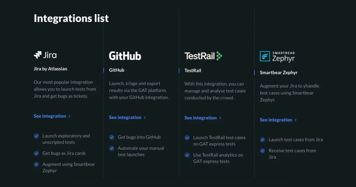 gat-integrations