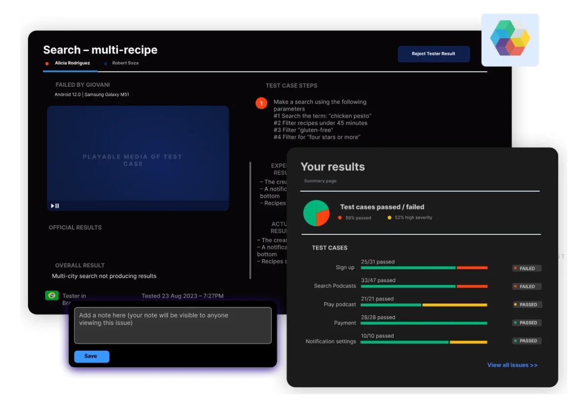 global-app-testing-results-display-app