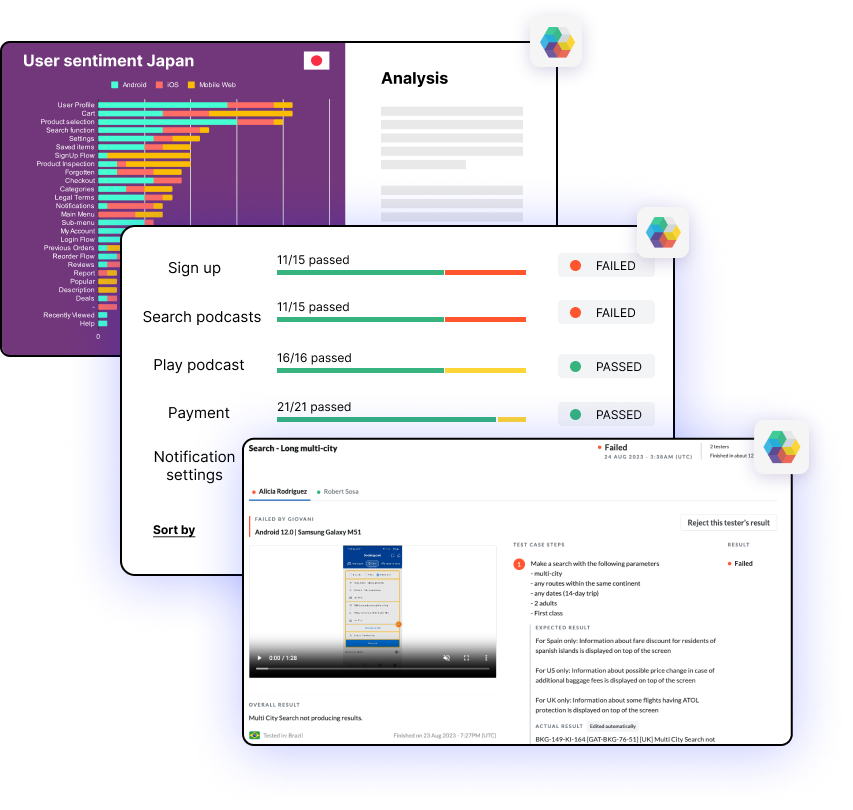 3x types of result 2